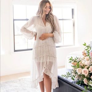 Azalea Floral High Low Vici X Destiny Maternity Dress